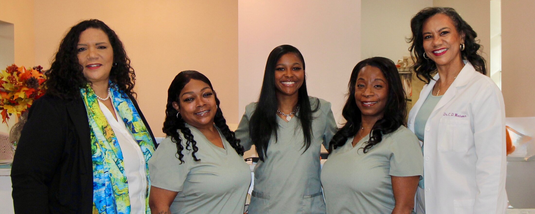 Dr. Cheryl D. Watson-Lowry with the Watson and Watson Dental care team